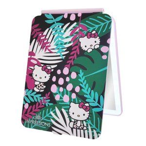 NEW! IMPRESSIONS Hello Kitty Touch Pad Mini Tri-Tone Makeup Mirror Flip